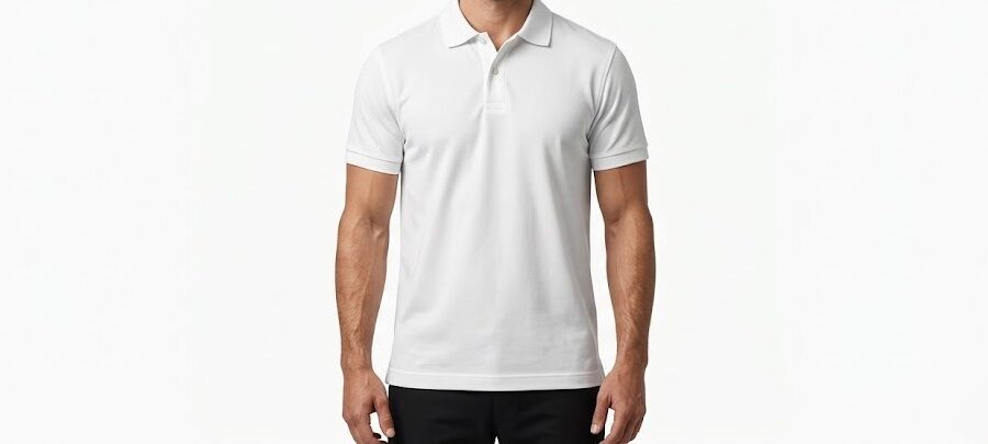 Modern Fit White Polo Shirt