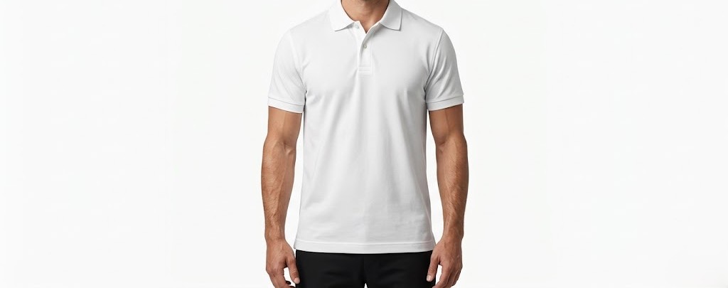 Modern Fit White Polo Shirt