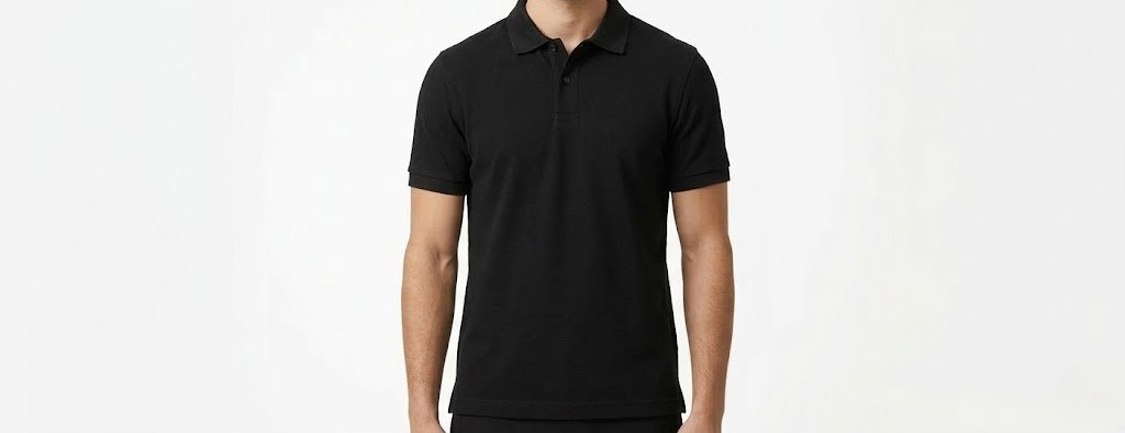 Classic Black Polo Shirt for Men