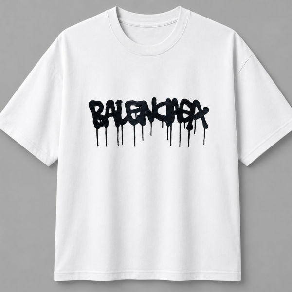 Graffiti Drip Logo Graphic T-Shirt