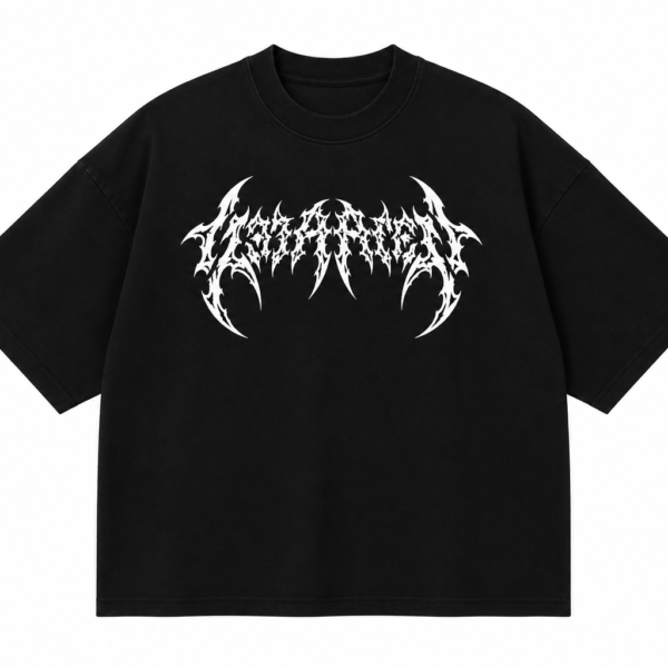Oversized Gothic Skeleton Graphic T-Shirt | Premium Black Streetwear Tee
