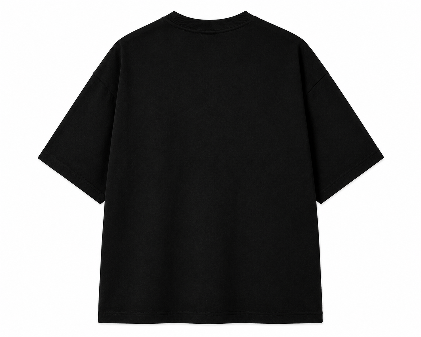 Black Tribal Flame Graphic Premium Streetwear Oversized Cotton Tee - Image 3