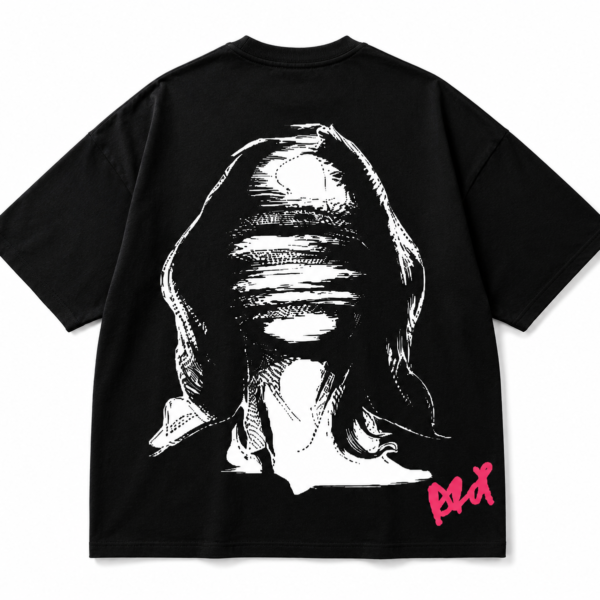 Broken Drip Oversized Graphic T-Shirt