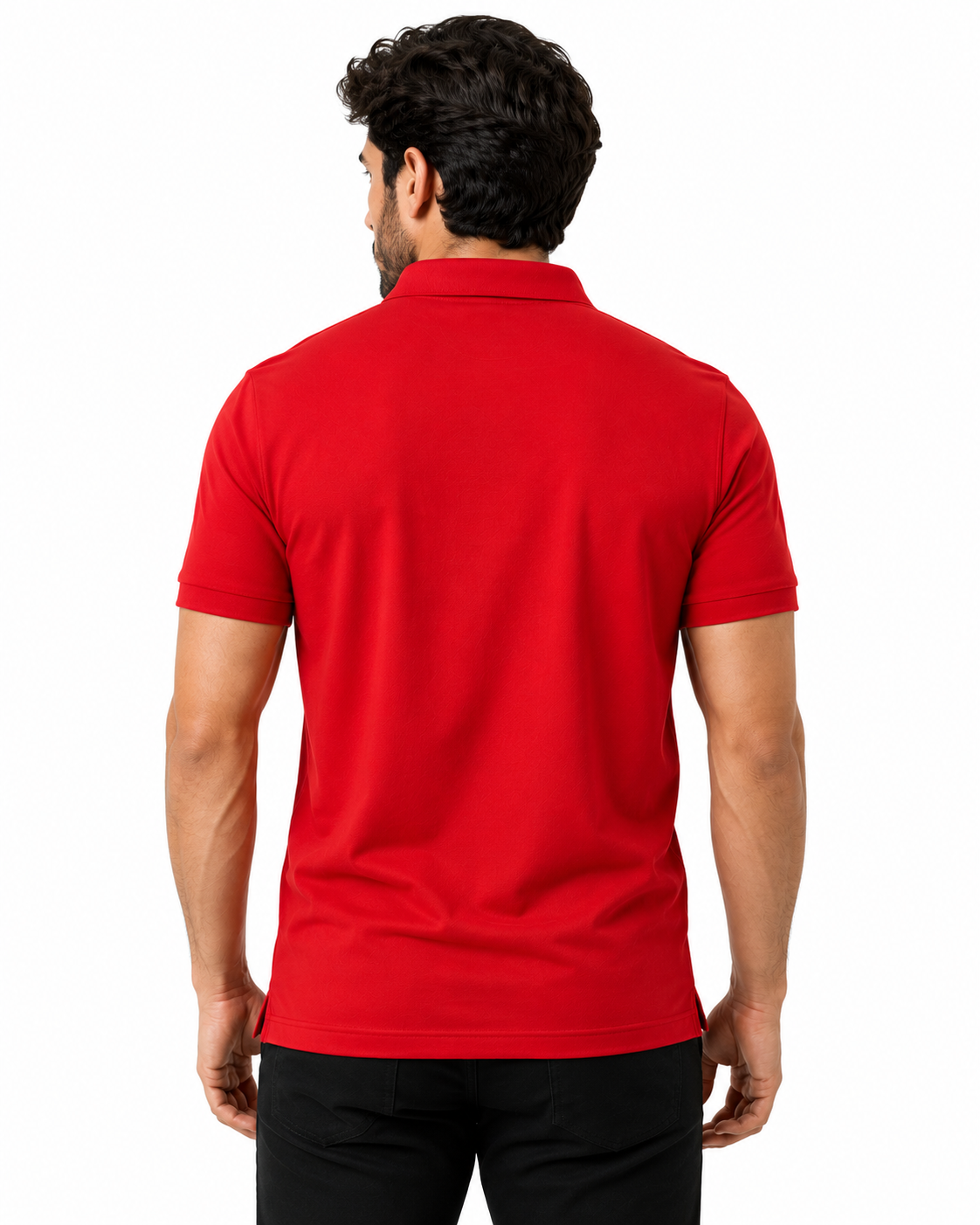 Men’s Red Polo Shirt – Premium Casual & Smart Casual Wear - Image 3