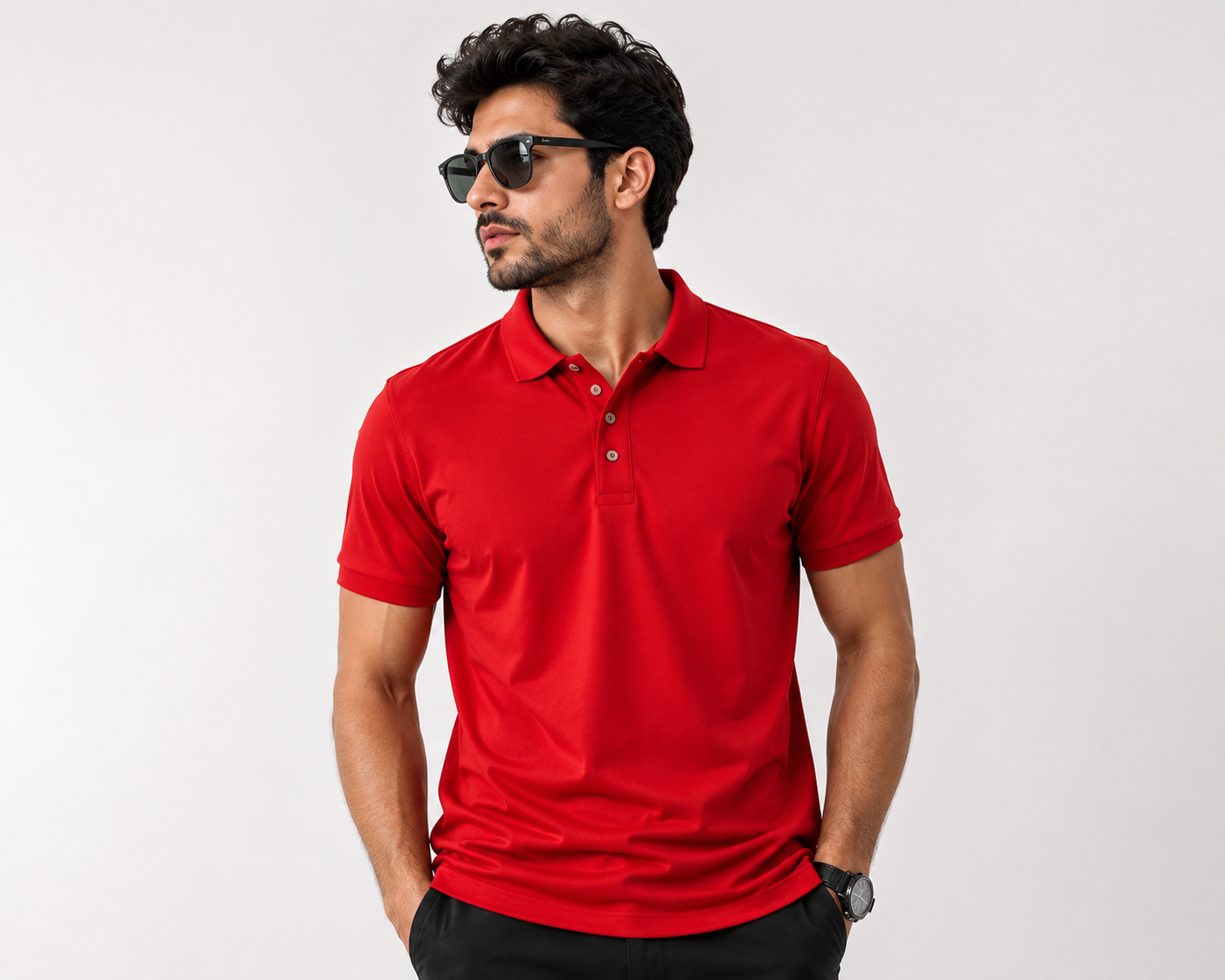 Men’s Red Polo Shirt – Premium Casual & Smart Casual Wear